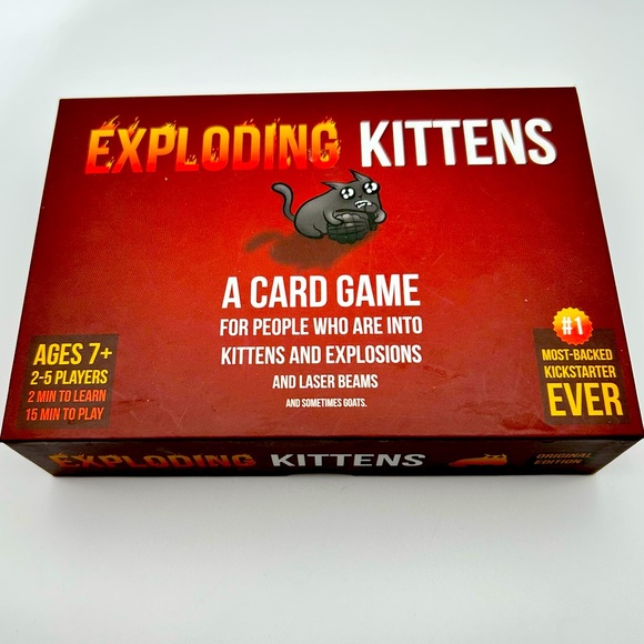 Games | Exploding Kittens Original Edition Hilarious Game For Family ...